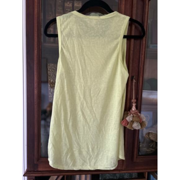 Workshop Republic Clothing Women's Top Sleeveless Modal Size S Lime green NWT - Picture 6 of 6